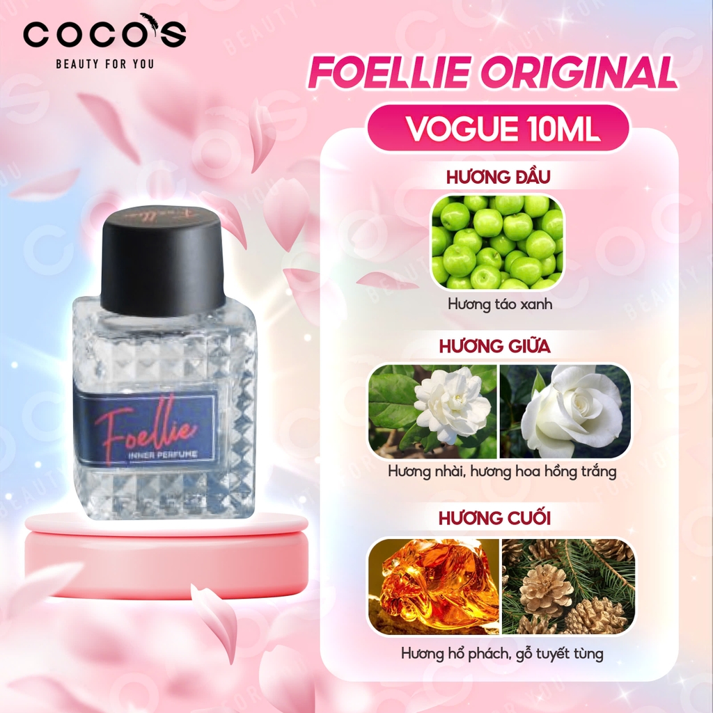 Nước Hoa Vùng Kín Foellie Eau De Innerb Perfume Cho Nữ (5ml/10ml)