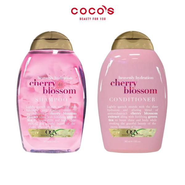 Dầu Gội Và Xả Dưỡng Dày Tóc Cấp Ẩm, Suôn Mượt Và Phục Hồi Hư Tổn OGX 385ml