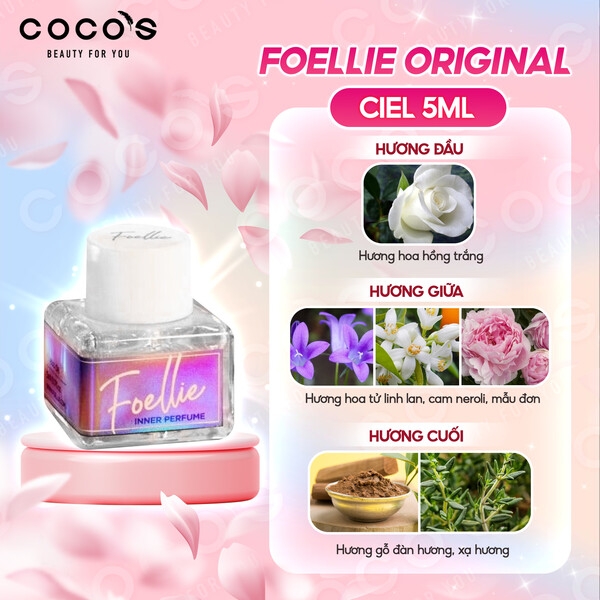 Nước Hoa Vùng Kín Foellie Eau De Innerb Perfume Cho Nữ (5ml/10ml)