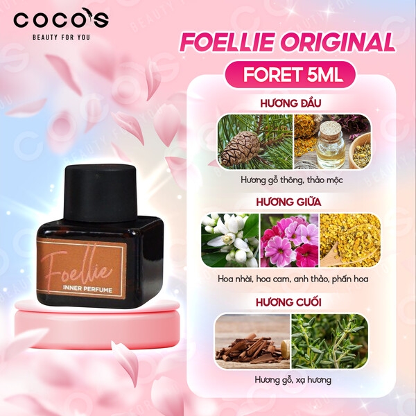 Nước Hoa Vùng Kín Foellie Eau De Innerb Perfume Cho Nữ (5ml/10ml)