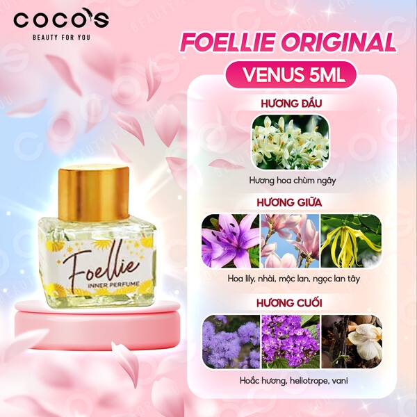 Nước Hoa Vùng Kín Foellie Eau De Innerb Perfume Cho Nữ (5ml/10ml)