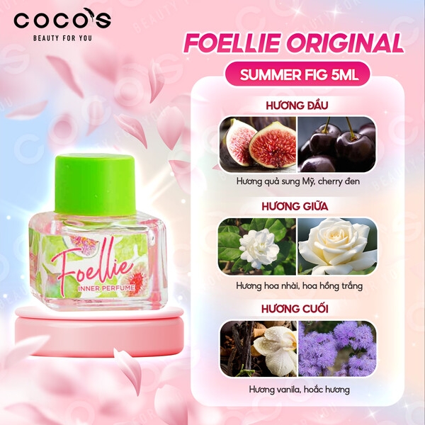 Nước Hoa Vùng Kín Foellie Eau De Innerb Perfume Cho Nữ (5ml/10ml)