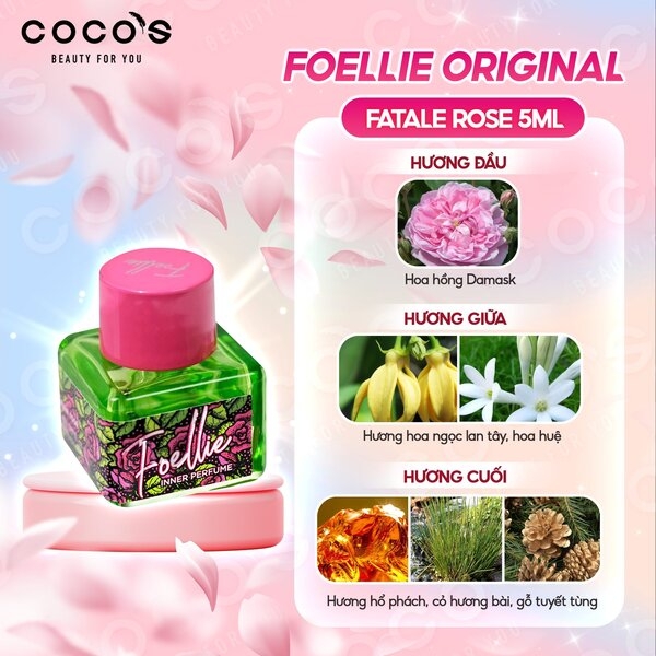Nước Hoa Vùng Kín Foellie Eau De Innerb Perfume Cho Nữ (5ml/10ml)