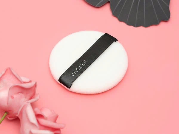 Bông Phấn Khô Tròn Nhỏ Vacosi Pro Studio Small Round Pro Puff (Bịch 1 Cái) - PK02