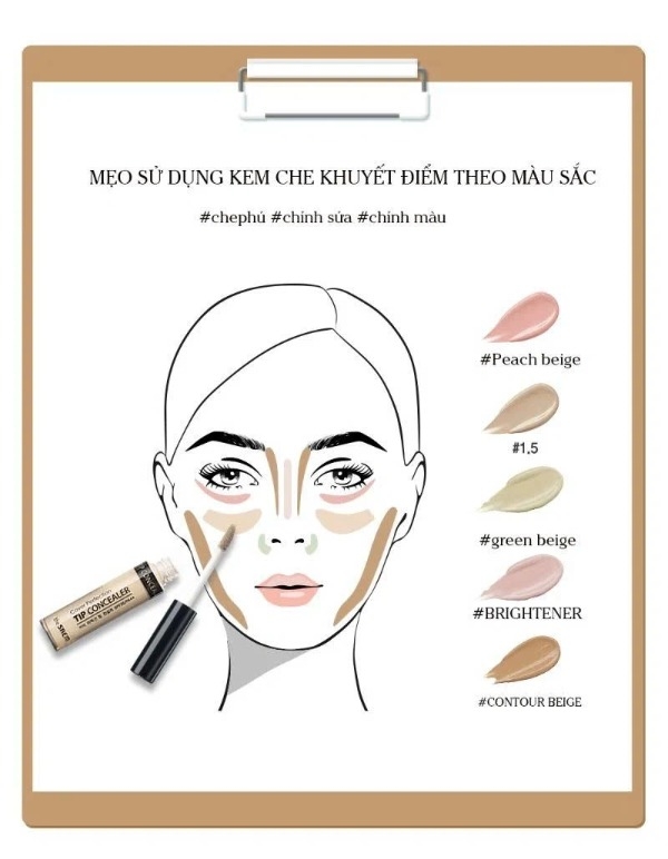 Kem Che Khuyết Điểm The Seam Cover Perfection Tip Concealer 6.5g