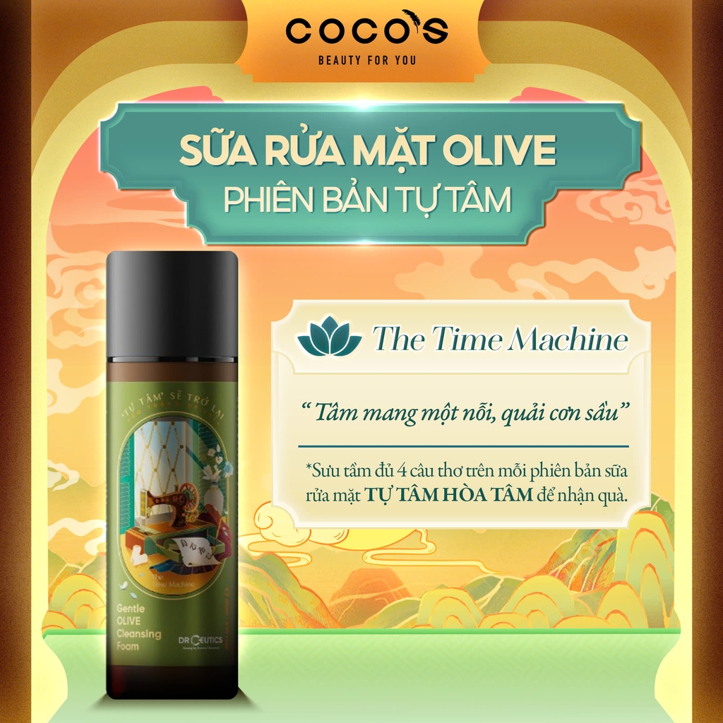 [DRCEUTICS] SỮA RỬA MẶT OLIVE DRCEUTICS - PHIÊN BẢN TỰ TÂM