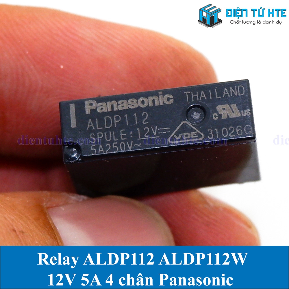 Lot De 2 Relais ALDP124 5A 24V - 4 Broches Contact NO - Pour Commande électrique Faible Puissance - 5