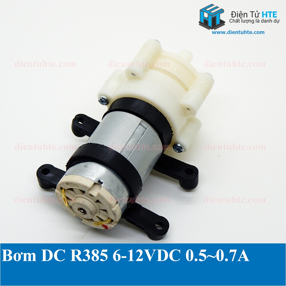 Động cơ bơm DC R385 6-12V | Điện Tử HTE