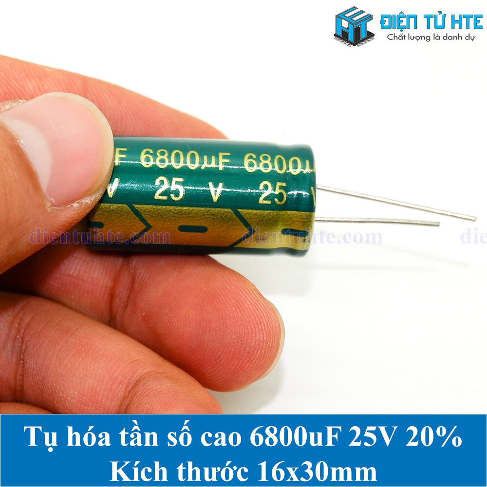 Condensatore Elettrolitico NTE NEH6800M25HB | 6800uF 25V Alluminio | Piombo Assiale, 20% - Foto 3