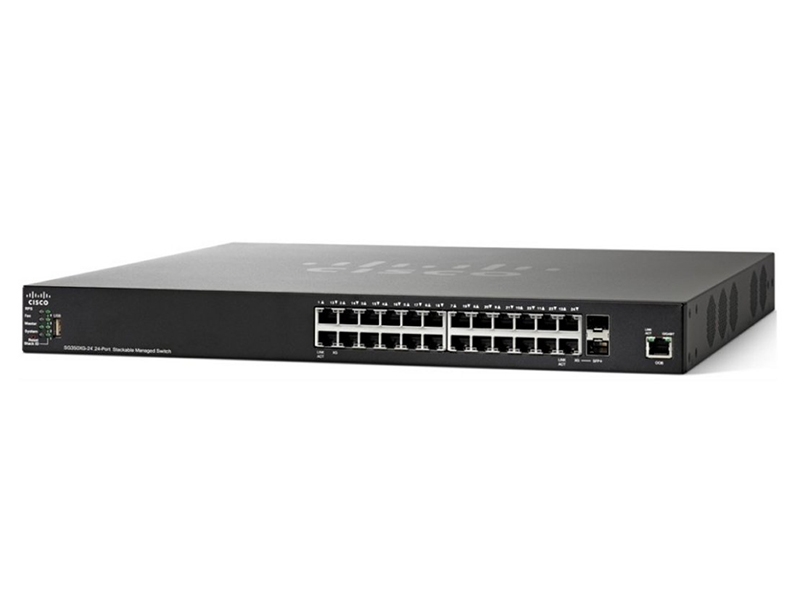 24-port 10/100 Managed Switch CISCO SF350-24-K9-EU