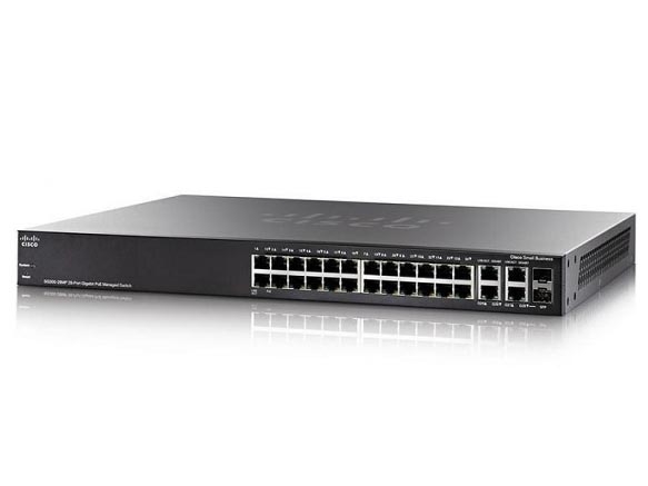 28-Port Gigabit PoE Managed Switch CISCO SG350-28MP-K9-EU