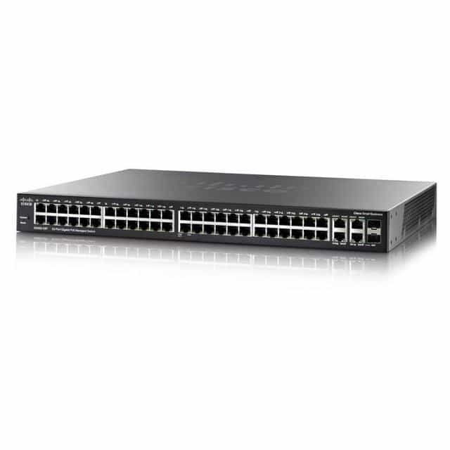 52-Port Gigabit PoE Managed Switch CISCO SG350-52P-K9-EU
