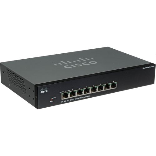 8-port 10/100 Managed Switch CISCO SF350-08-K9-EU