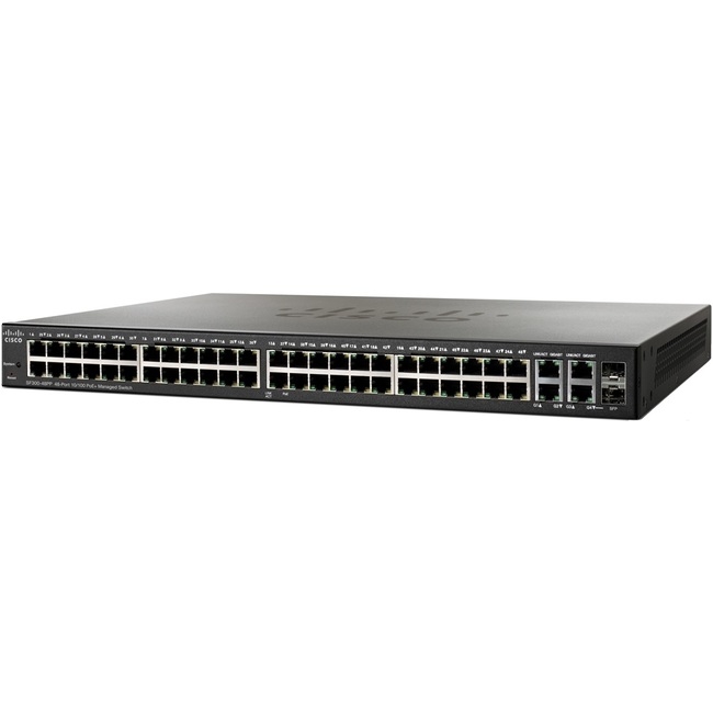 48-port 10/100Mbps PoE Managed Switch CISCO SF300-48PP (SF300-48PP-K9-EU)