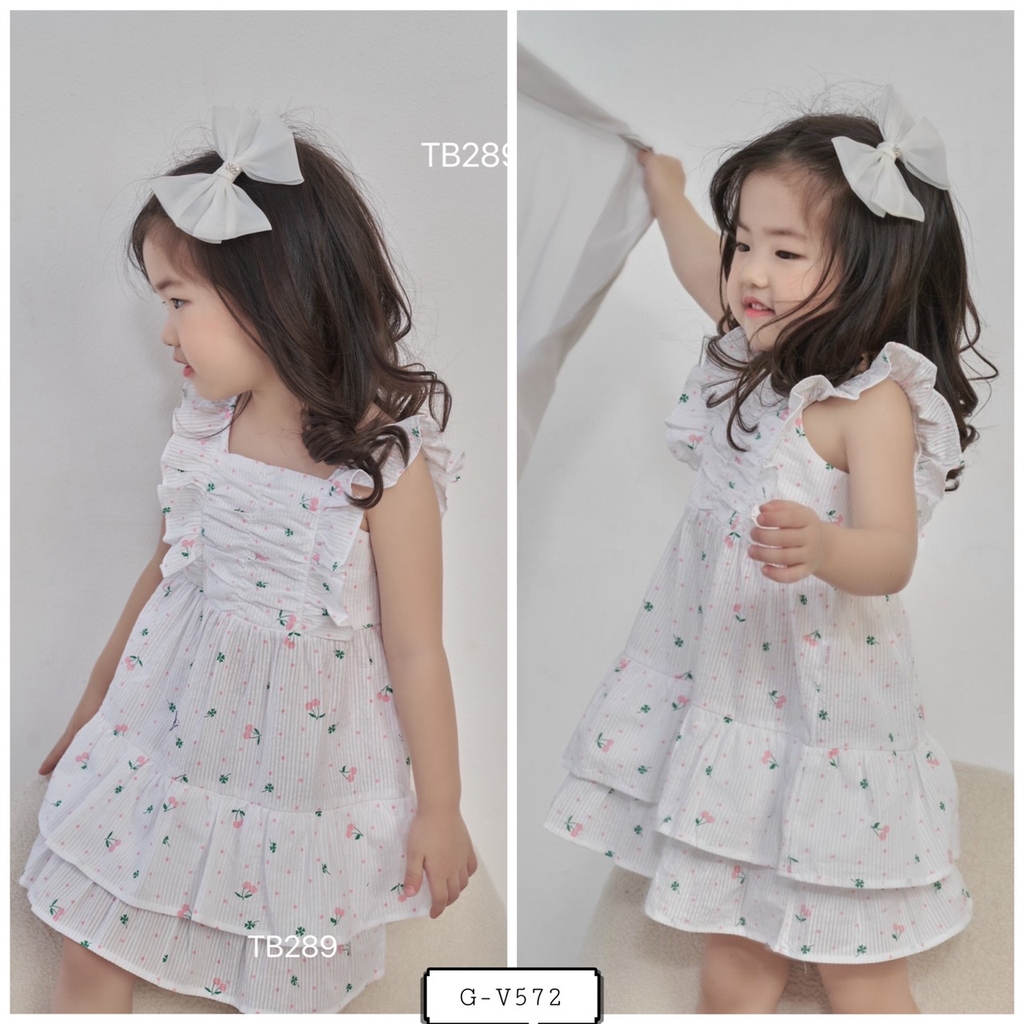 Đầm Suông A Hoa Thêu Đỏ Cherry DL700  Thời Trang Xinh