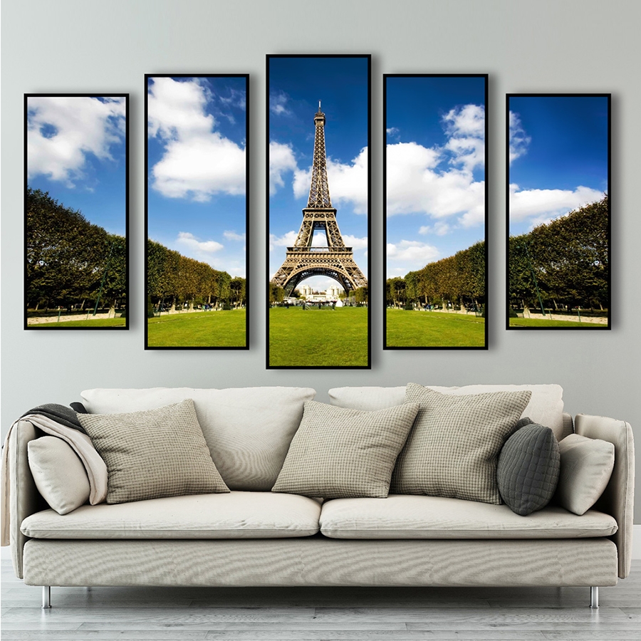 025PK Tranh Phong Cảnh Tháp Eiffel