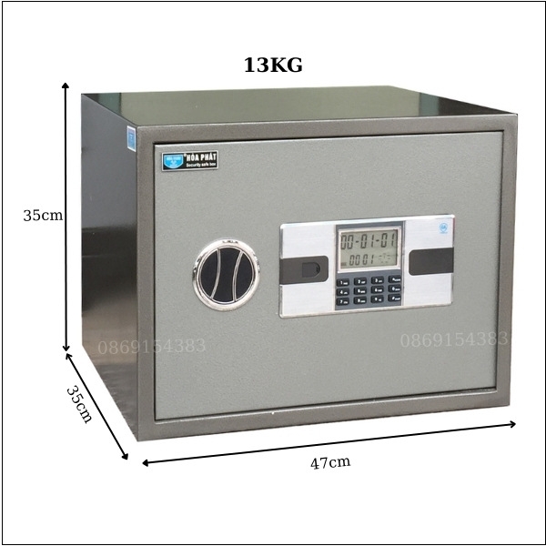 Két sắt khách sạn hòa phát KKS03 an toàn hơn với mã số điện tử cao cấp