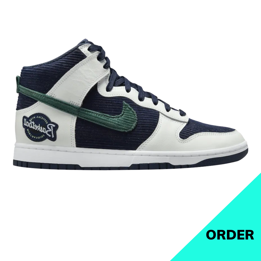 Nike Dunk High PRM EMB College Navy | DH0953-400