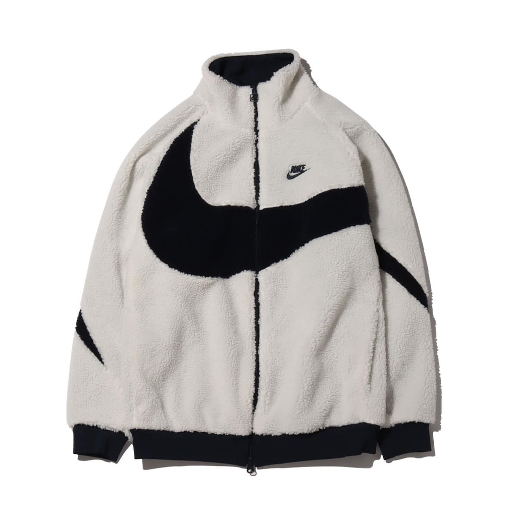 Nike Big Swoosh Full Zip Jacket White 
