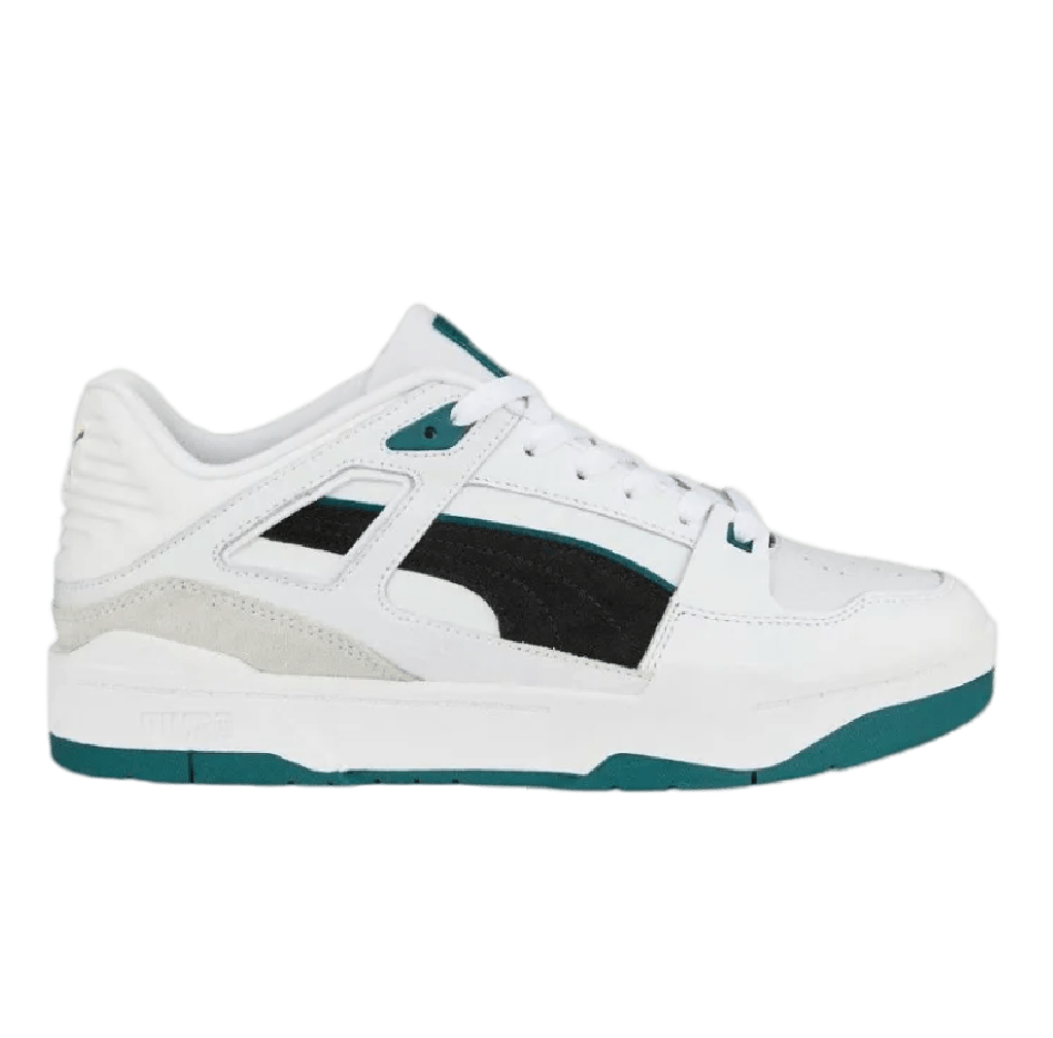 Puma Slipstream White Black Varsity Green | 388634-03