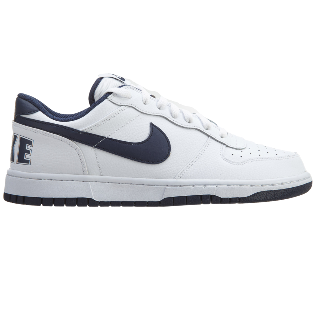Nike Big Nike Low White Midnight Navy | 355152-140