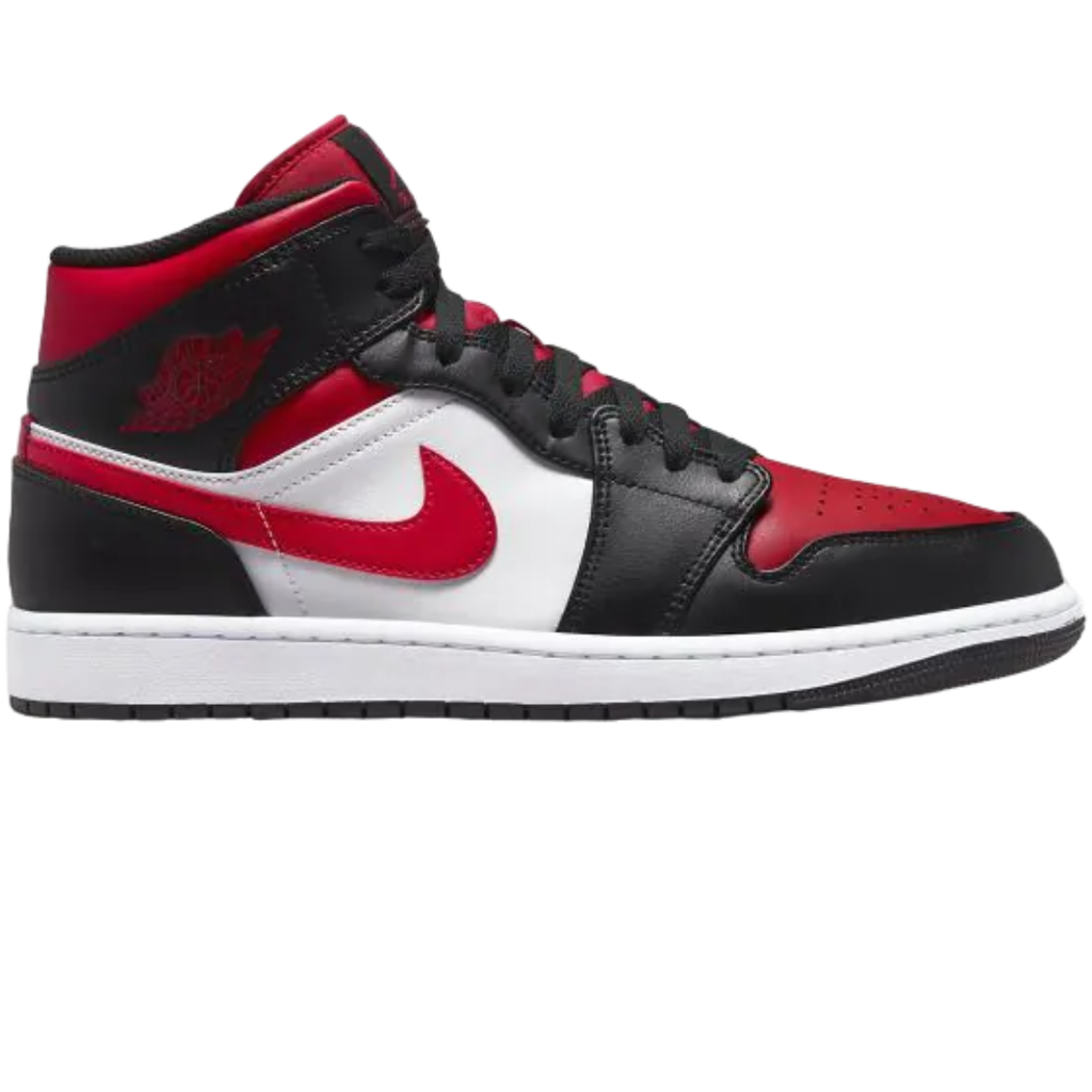 Nike Air Jordan 1 Mid Bred Toe | 554724-079