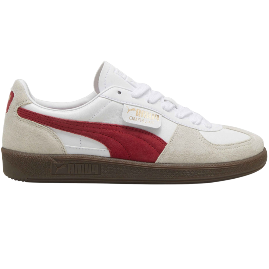 Puma Palermo Leather White Club Red | 396464-05