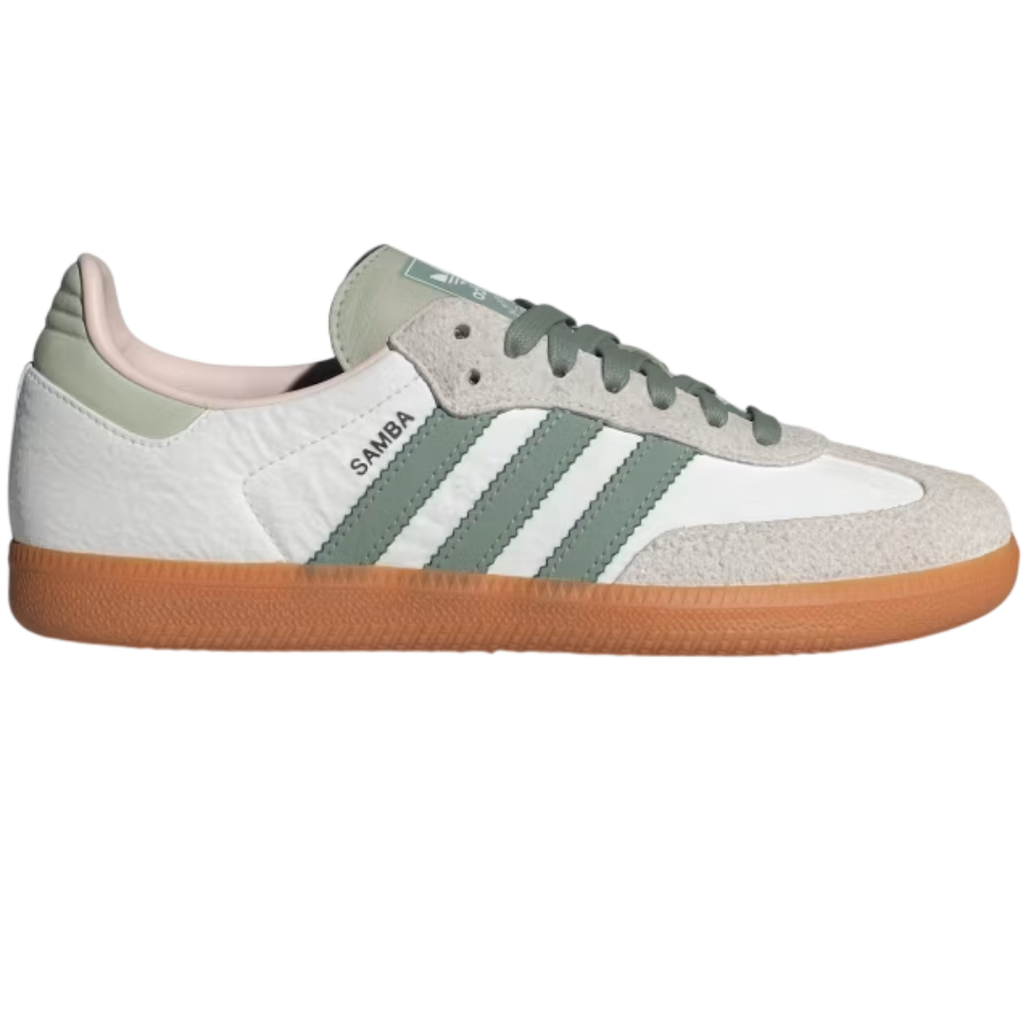 Samba “Cloud White Silver Green” (W) | ID0492