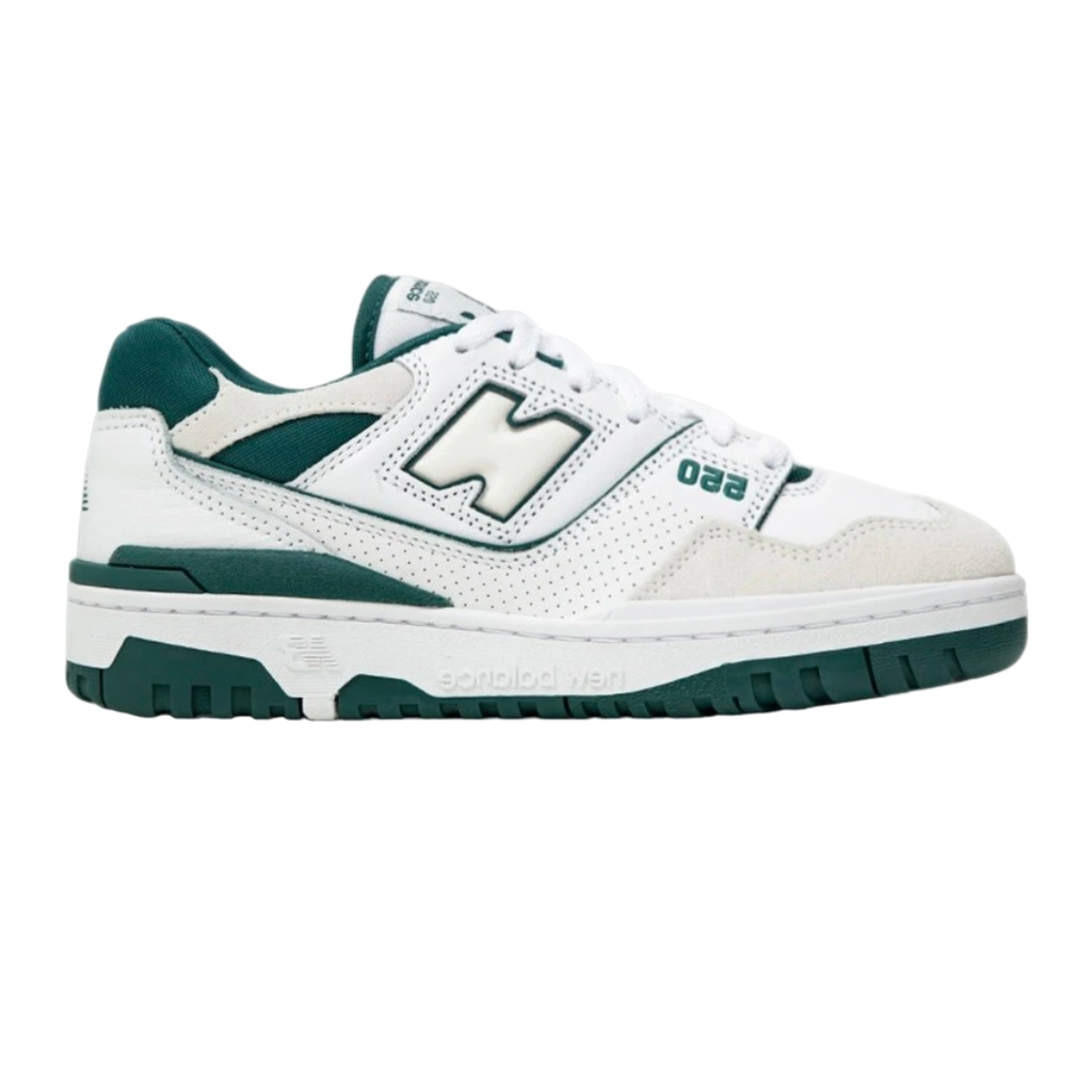 New Balance 550 White Vintage Teal - 2E Wide | BB550STA