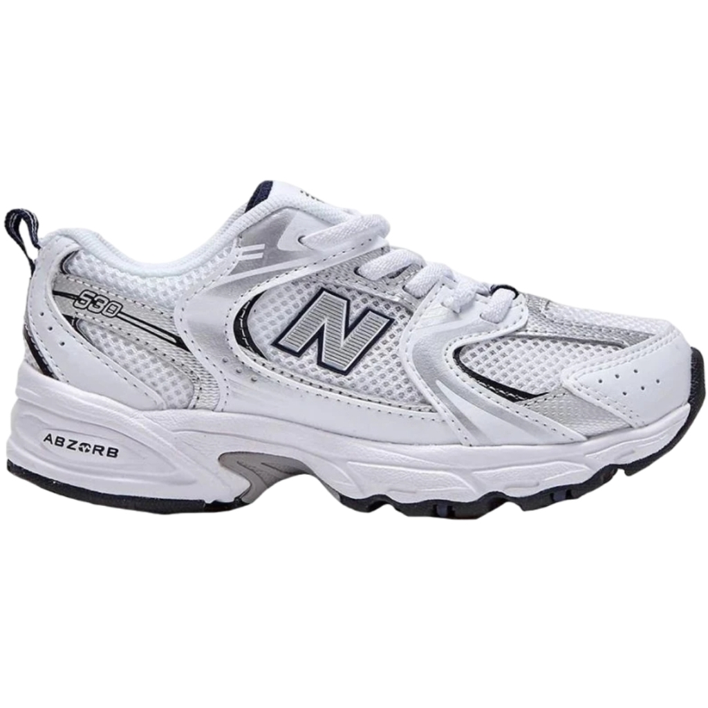New Balance 530 GS Silver White | GR530SB1