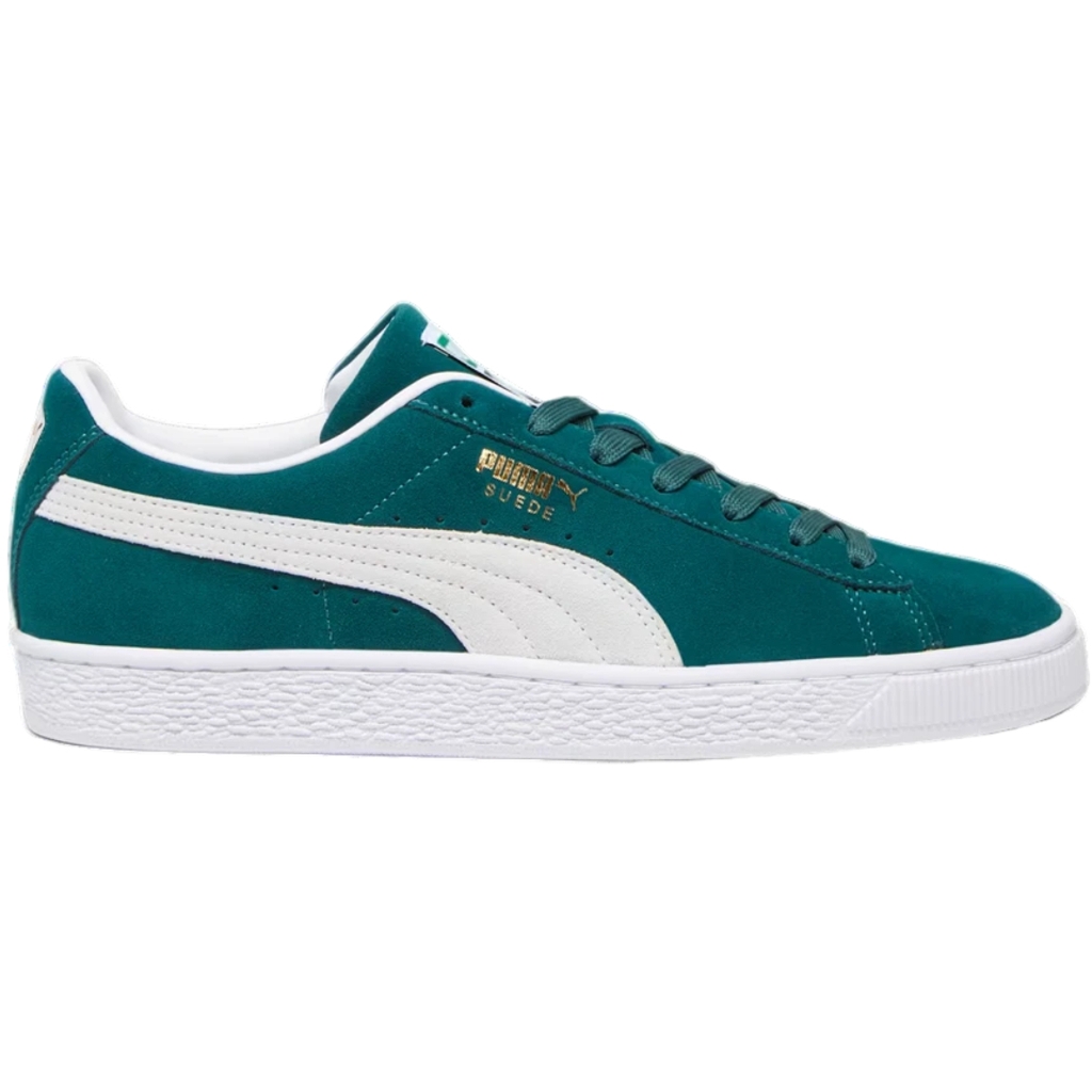 Puma Suede Classic XXI Malachite White Mens | 374915-89