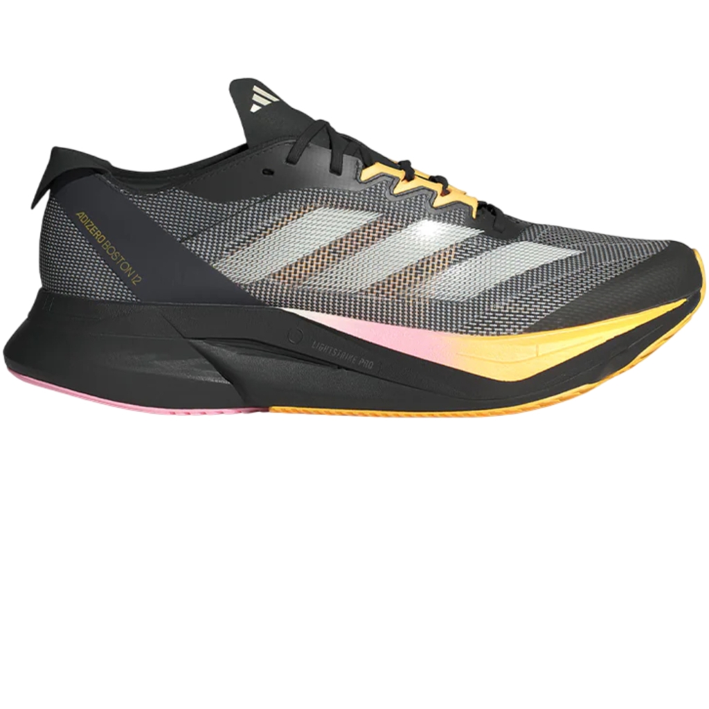 Adidas Adizero Boston 12 Black Yellow Pink | IF9212