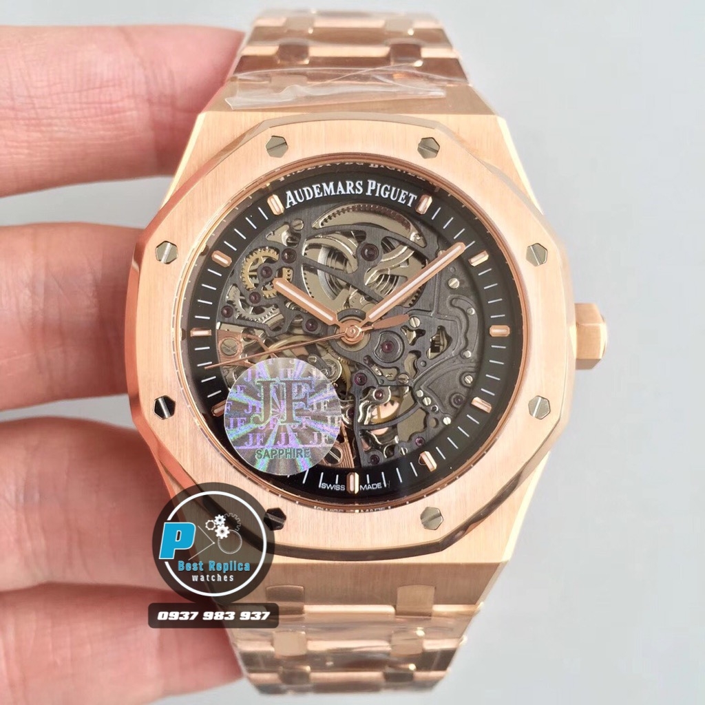 JF FACTORY BEST 1 1 AP ROYAL OAK DOUBLE BALANCE WHEEL OPENWORK 41