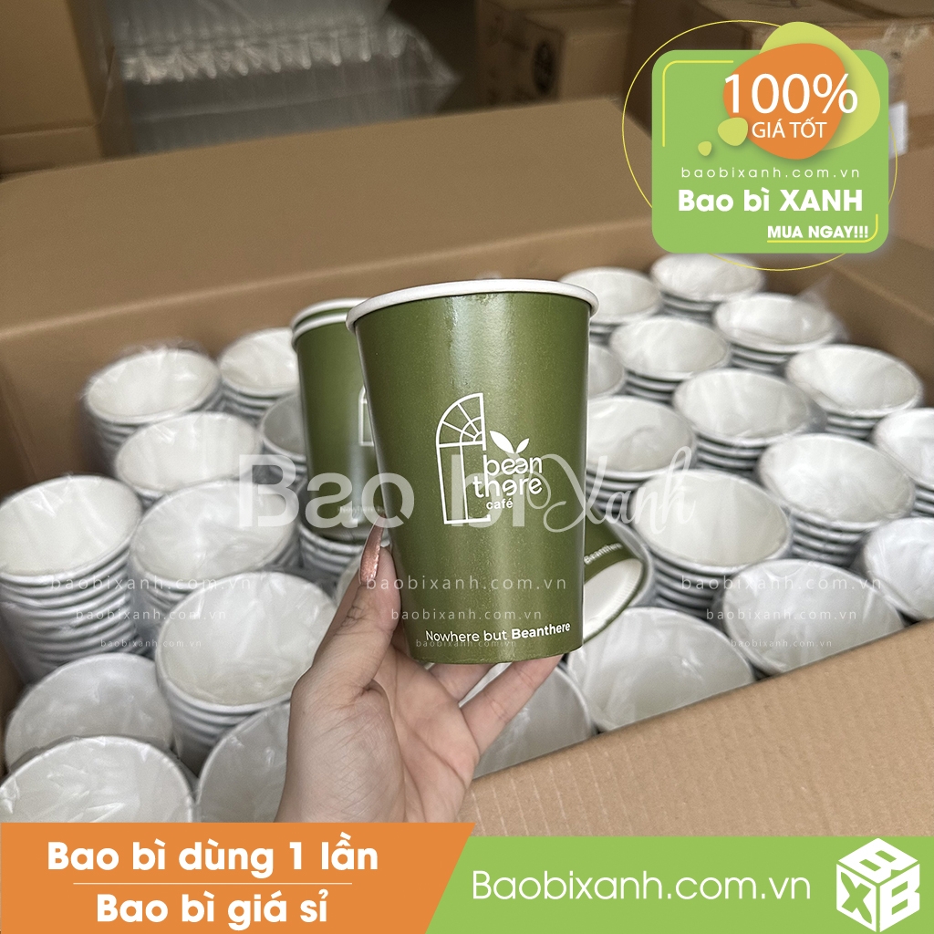Ly giấy Bean There Cafe