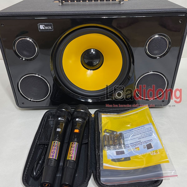 Loa KCBOX S9 - Loa xách tay karaoke Bass 25 new 2023