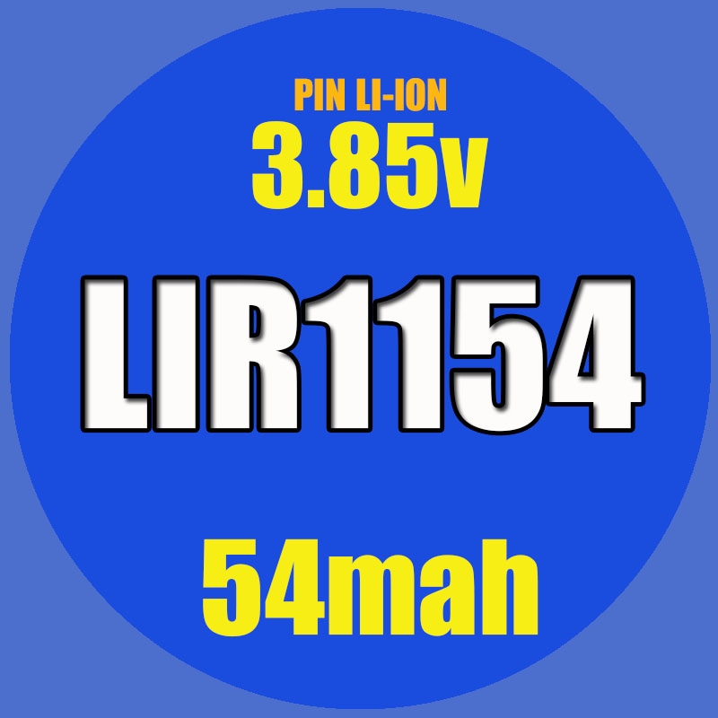 Pin Tai Nghe Bluetooth Nén Tròn Li-ion LIR1040, LIR1045, LIR1054, LIR1154, LIR1254 - 3.85V