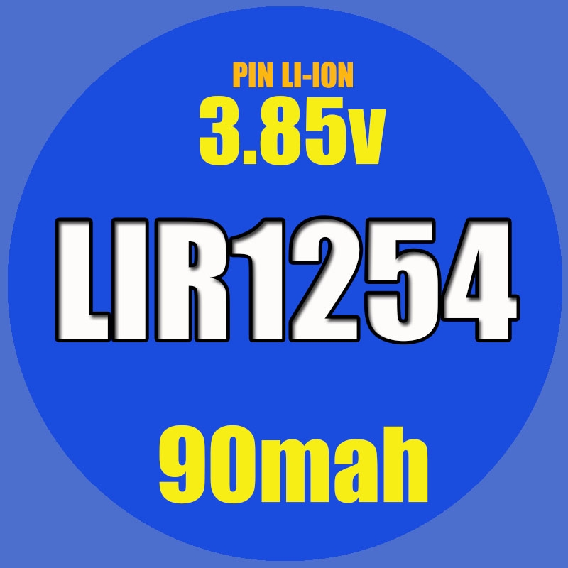 Pin Tai Nghe Bluetooth Nén Tròn Li-ion LIR1040, LIR1045, LIR1054, LIR1154, LIR1254 - 3.85V