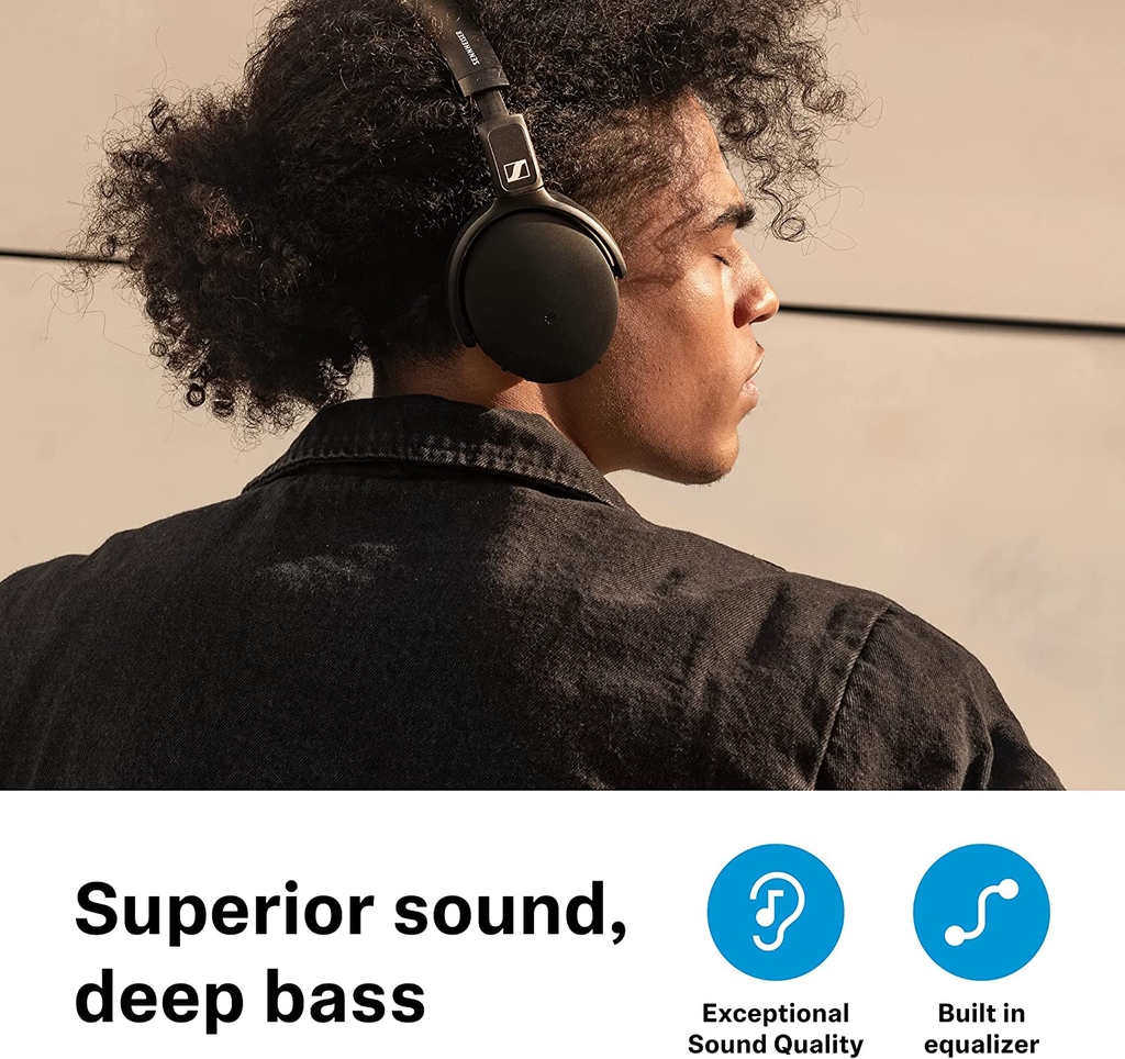 Tai Nghe Bluetooth Không Dây Sennheiser HD 350BT - Hàng Chính Hãng