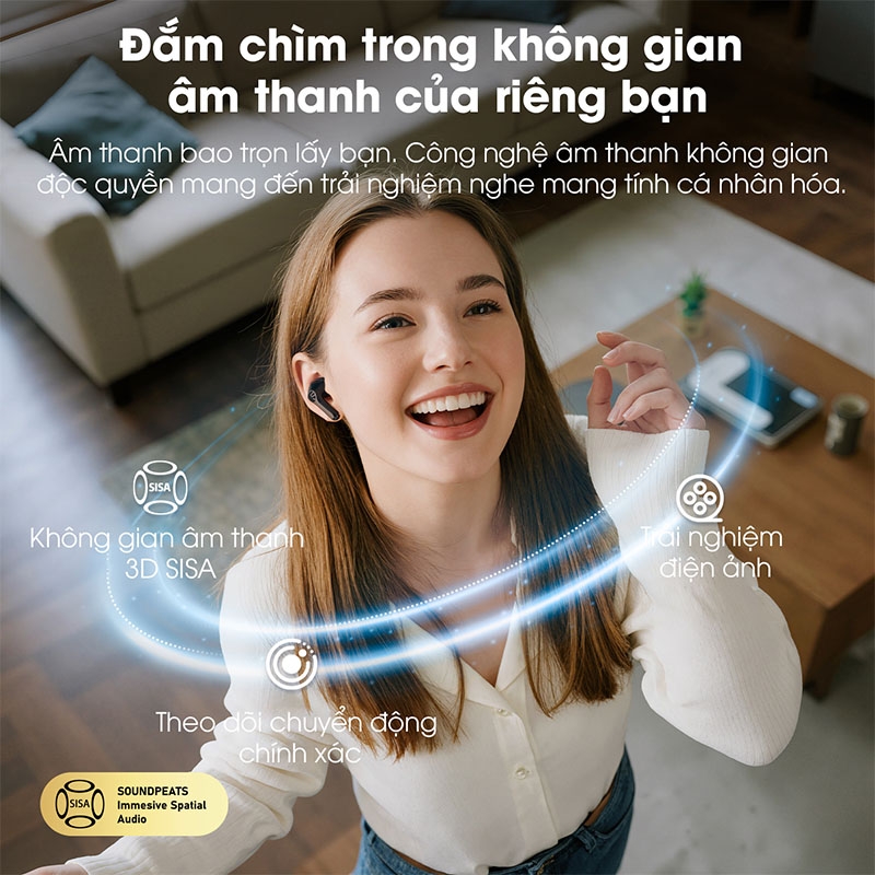 Tai Nghe Bluetooth SoundPEATS Air6 HS New 2026