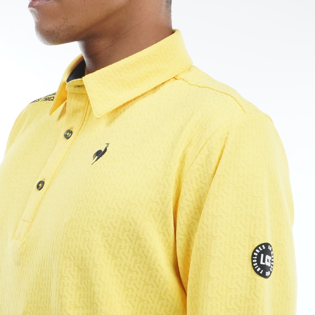 Áo Polo dài tay le coq golf Nam - QGMWJB05V-YL00