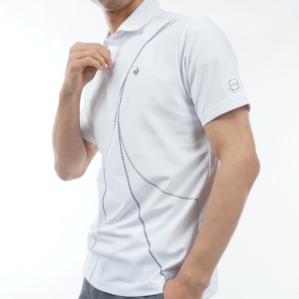 Áo Polo le coq golf Nam - QGMXJA31V-WH00