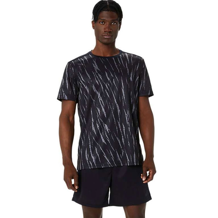 Áo thun tập luyện ASICS Nam SEASONAL ALLOVER PRINT SHORT SLEEVE TOP 2031E692.001