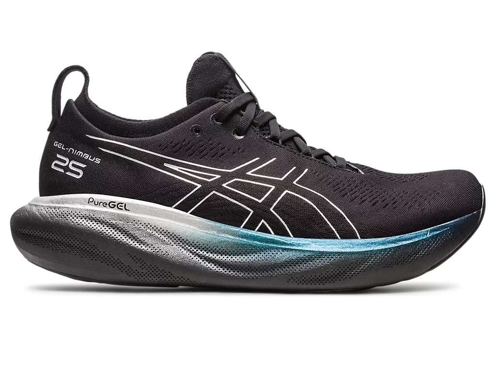 Giày chạy bộ nam ASICS GEL-NIMBUS 25 PLATINUM - 1011B616.001