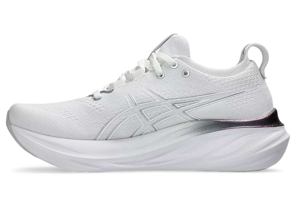 Giày chạy bộ nữ ASICS GEL-NIMBUS 26 PLATINUM - 1012B720.100