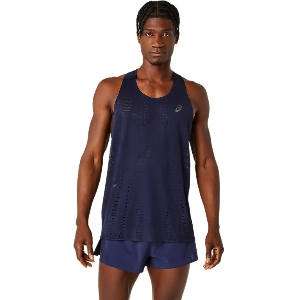 Áo ba lỗ chạy bộ ASICS Nam METARUN SINGLET 2011C990.401