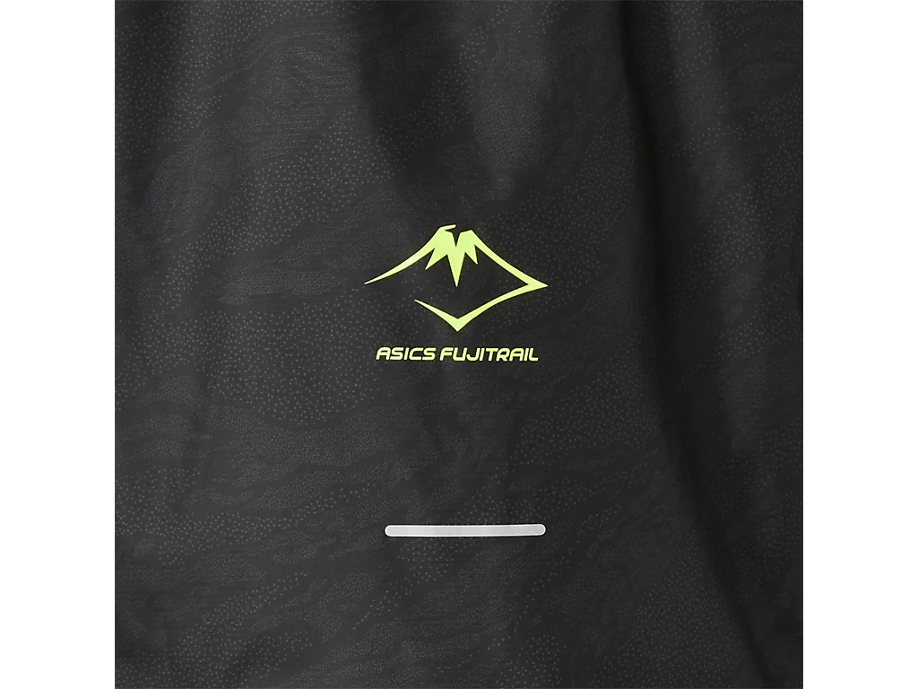 Áo khoác gió chạy bộ ASICS Nam Fujitrail Packable Windbreaker 2011C991.001