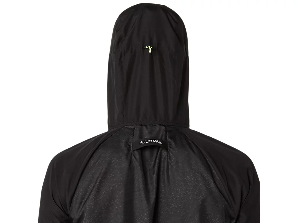 Áo khoác gió chạy bộ ASICS Nam Fujitrail Packable Windbreaker 2011C991.001