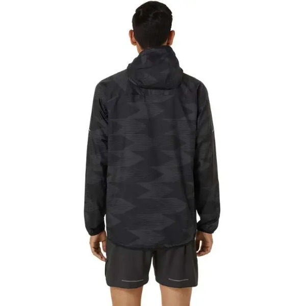 Áo khoác chạy bộ Nam ASICS PACKABLE GRAPHIC JACKET 2011D013.001