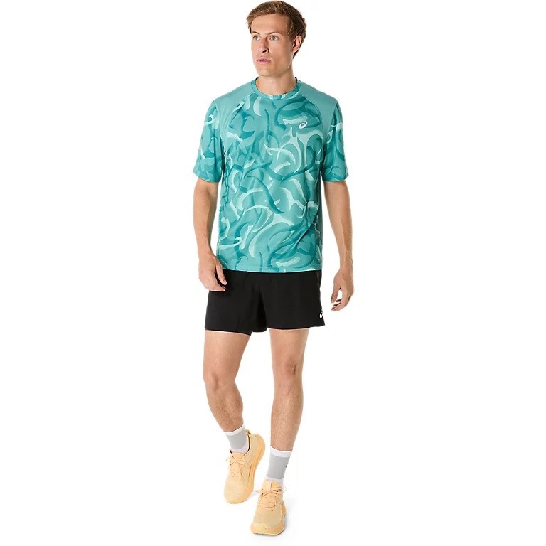 Áo T-shirt chạy bộ ASICS ROAD LITE-SHOW SS TOP Nam - 2011D095.300
