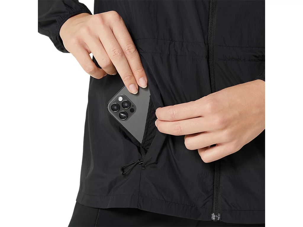 Áo khoác chạy bộ ASICS Nữ Road Packable Jacket 2012D076.001
